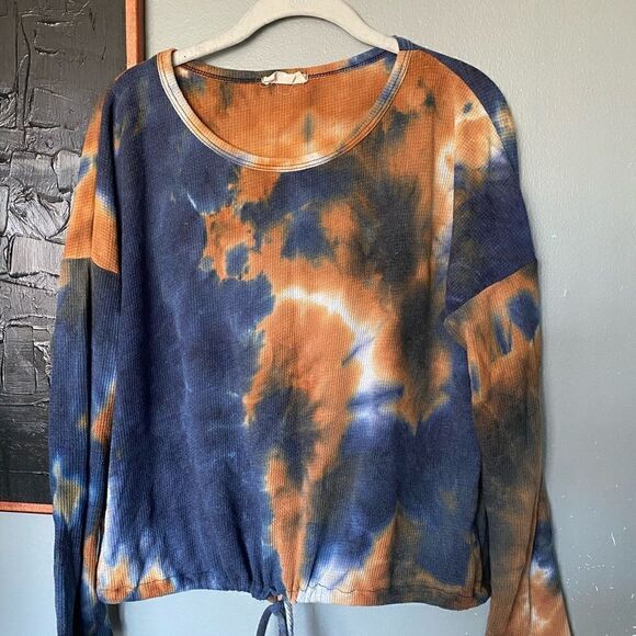 lSmoke & Mirrors Abstract Print Thermal Top Size Large - Picture 1 of 6